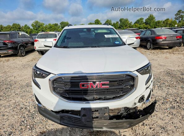 3GKALMEV3JL235329 2018 GMC TERRAIN White Դիմացի տեսք