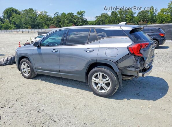 3GKALMEV3JL294719 2018 GMC TERRAIN Silver Հետևի ձախ
