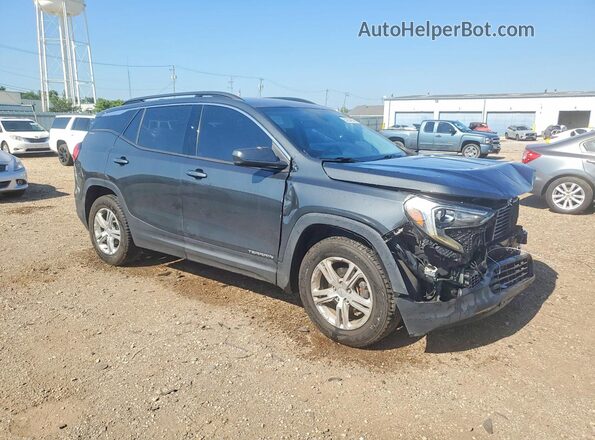 3GKALMEV3JL376708 2018 GMC TERRAIN Серый Передняя правая четверть