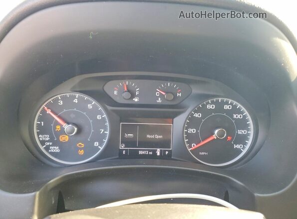 3GKALMEV3JL376708 2018 GMC TERRAIN Серый Вид щитка приборов