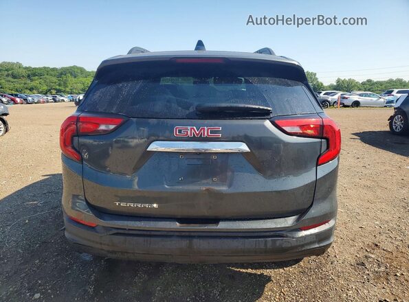 3GKALMEV3JL376708 2018 GMC TERRAIN Серый Вид сзади