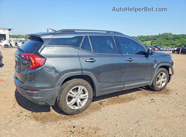3GKALMEV3JL376708 2018 GMC TERRAIN Серый Задняя правая четверть