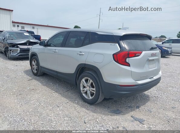 3GKALMEV3JL379687 2018 GMC TERRAIN Silver Задня ліва чверть