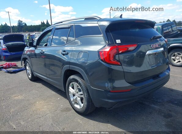 3GKALMEV3KL105455 2019 GMC TERRAIN Gray Trasero izquierdo