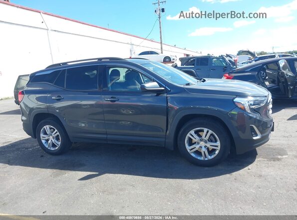 3GKALMEV3KL105455 2019 GMC TERRAIN Gray Vista interior trasera