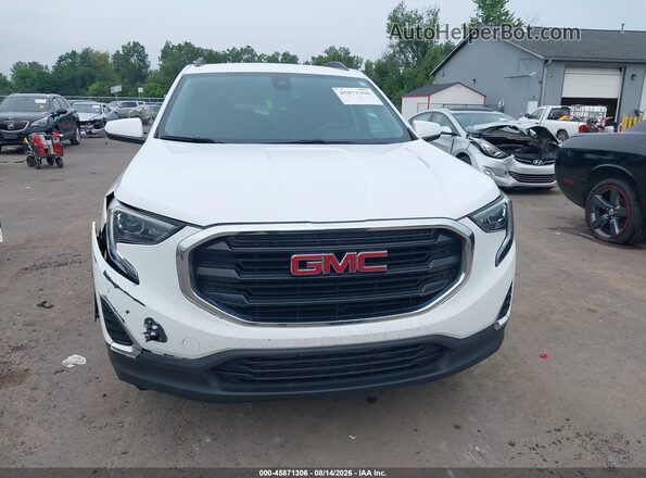 3GKALMEV3LL281164 2020 GMC TERRAIN White Вид щитка приладів