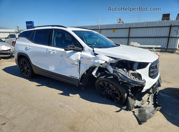 3GKALMEV3ML357922 2021 GMC TERRAIN White Передня права чверть