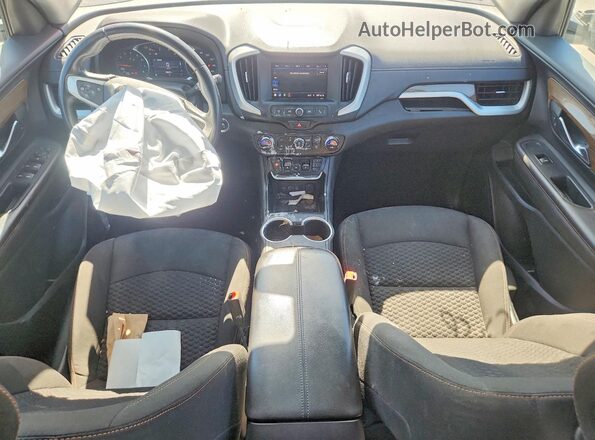 3GKALMEV3ML357922 2021 GMC TERRAIN White Вид панелі приладів