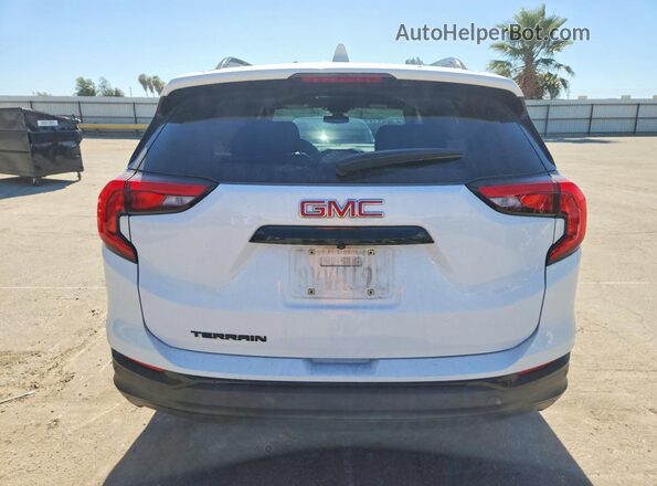 3GKALMEV3ML357922 2021 GMC TERRAIN White Вид ззаду