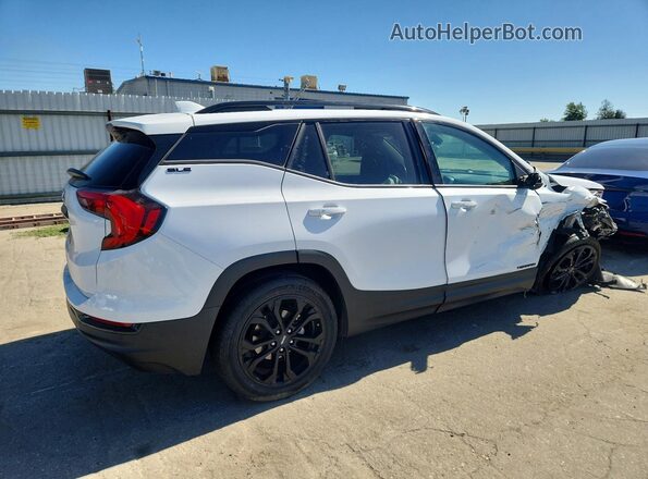 3GKALMEV3ML357922 2021 GMC TERRAIN White Задня права чверть
