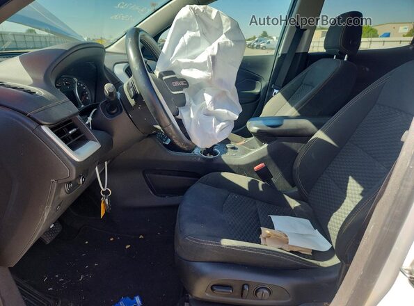 3GKALMEV3ML357922 2021 GMC TERRAIN White Вид салону спереду