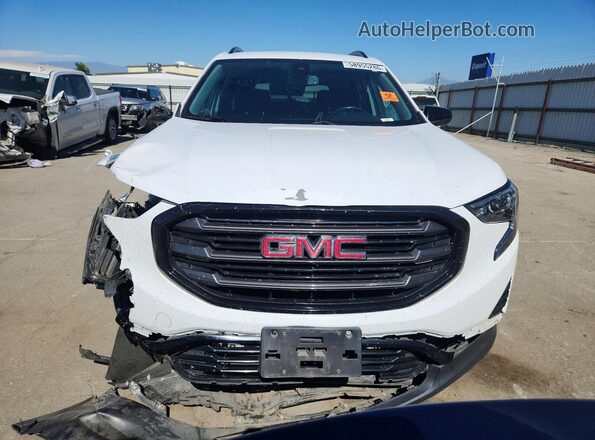 3GKALMEV3ML357922 2021 GMC TERRAIN White Вид спереду