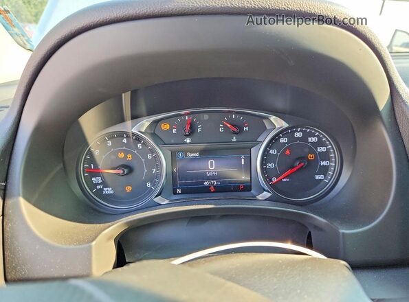 3GKALMEV3NL179382 2022 GMC TERRAIN Серебряный Вид щитка приборов