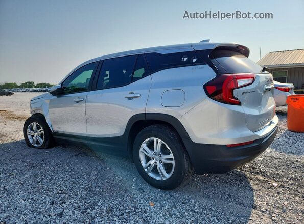 3GKALMEV3NL179382 2022 GMC TERRAIN Серебряный Задняя левая четверть