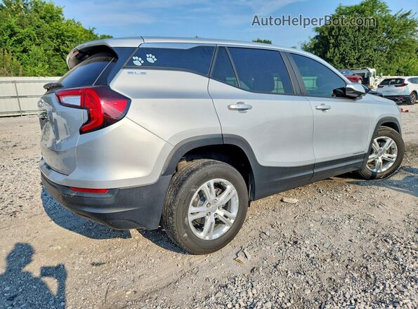 3GKALMEV3NL179382 2022 GMC TERRAIN Серебряный Задняя правая четверть