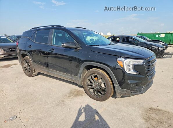 3GKALMEV3NL201784 2022 GMC TERRAIN Black Передня права чверть