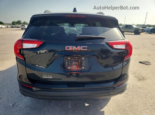 3GKALMEV3NL201784 2022 GMC TERRAIN Black Вид ззаду