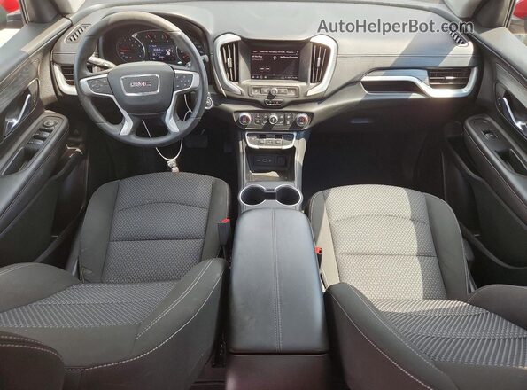 3GKALMEV3NL201851 2022 GMC TERRAIN Красный Вид панели приборов