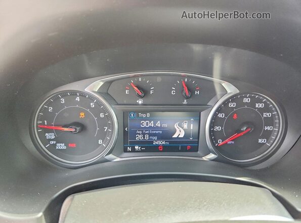 3GKALMEV3NL201851 2022 GMC TERRAIN Красный Вид щитка приборов