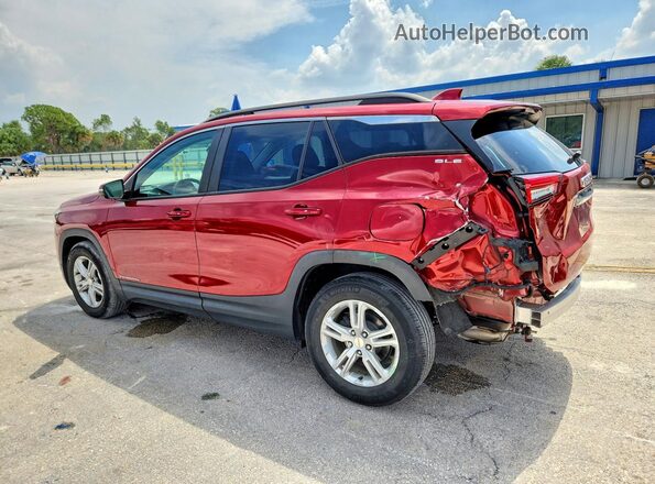 3GKALMEV3NL201851 2022 GMC TERRAIN Красный Задняя левая четверть