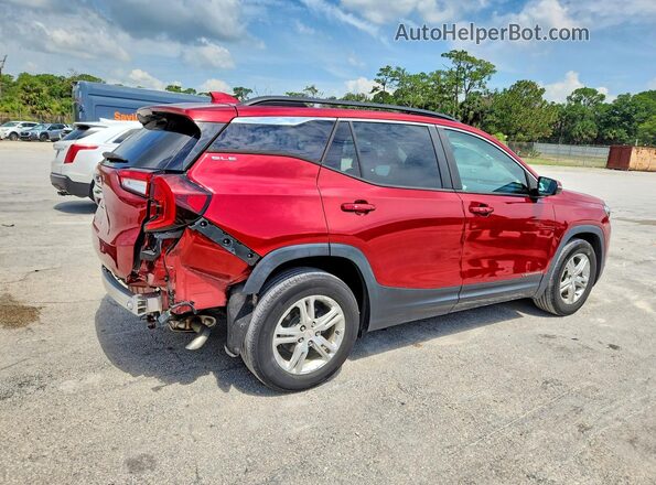 3GKALMEV3NL201851 2022 GMC TERRAIN Красный Задняя правая четверть