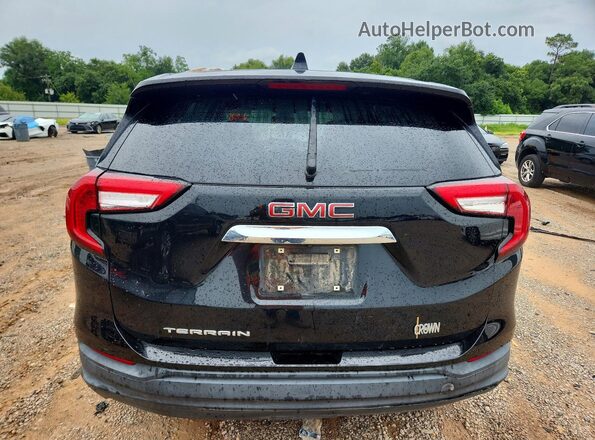 3GKALMEV3NL222943 2022 GMC TERRAIN Black Հետևի տեսք
