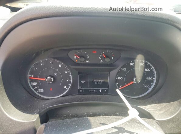 3GKALMEV4JL414088 2018 GMC TERRAIN Black Widok zestawu wskaźników