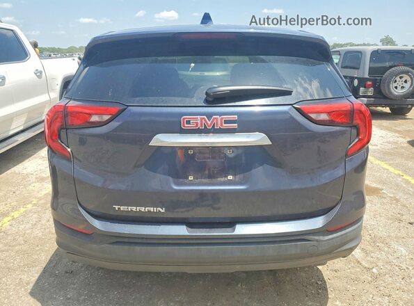 3GKALMEV4JL414088 2018 GMC TERRAIN Black Widok z tyłu