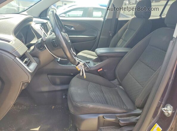 3GKALMEV4JL414088 2018 GMC TERRAIN Black Widok wnętrza z przodu