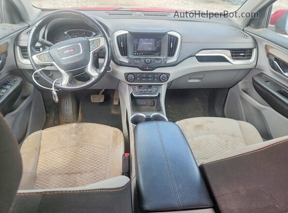 3GKALMEV4KL147083 2019 GMC TERRAIN Красный Вид панели приборов