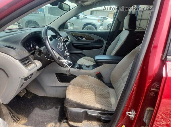 3GKALMEV4KL147083 2019 GMC TERRAIN Красный Вид салона спереди