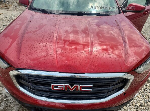 3GKALMEV4KL147083 2019 GMC TERRAIN Красный Вид подкапотного пространства