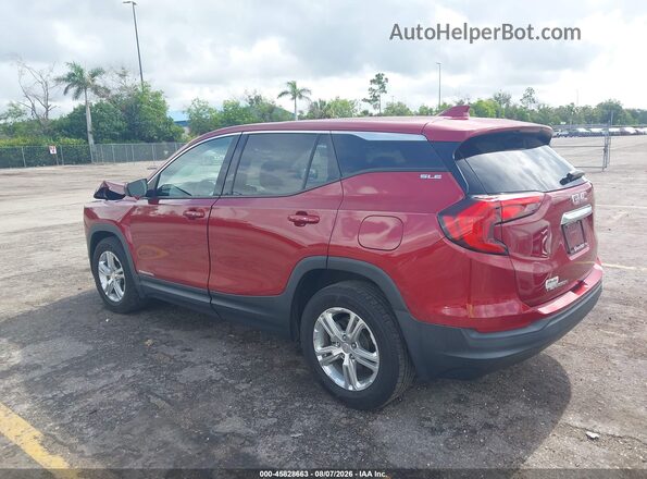 3GKALMEV4KL318611 2019 GMC TERRAIN Red Trasero izquierdo