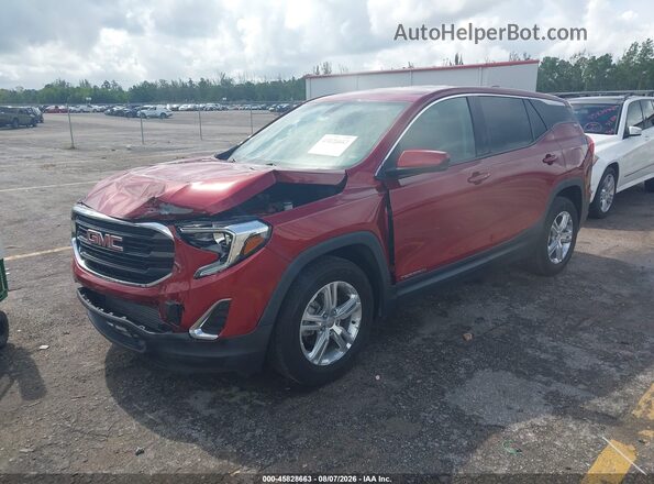 3GKALMEV4KL318611 2019 GMC TERRAIN Red Vista tres cuartos delantera izquierda