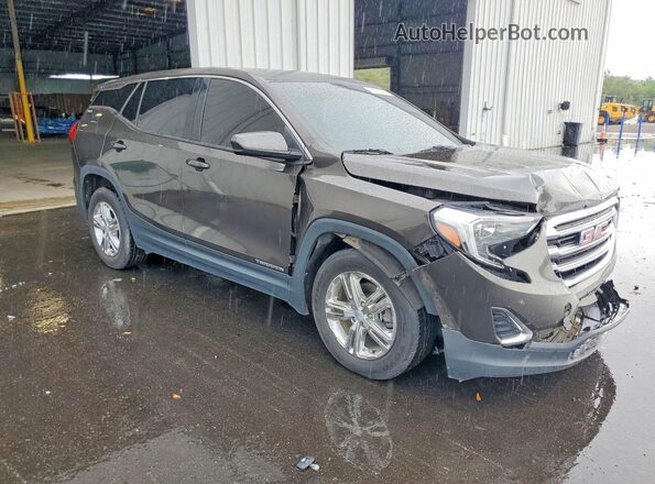 3GKALMEV4KL386360 2019 GMC TERRAIN Коричневый Передняя правая четверть