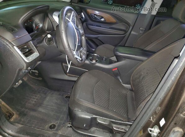 3GKALMEV4KL386360 2019 GMC TERRAIN Коричневый Вид салона спереди