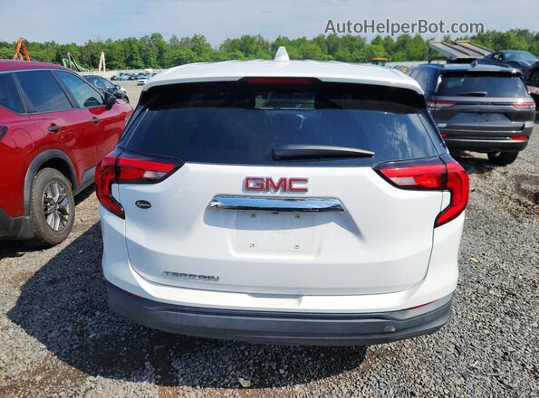 3GKALMEV4LL310199 2020 GMC TERRAIN White Вид ззаду