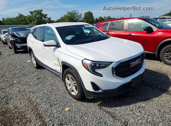 3GKALMEV4LL310199 2020 GMC TERRAIN White Передня права чверть