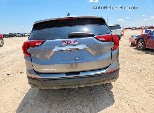 3GKALMEV4ML379587 2021 GMC TERRAIN Gray Вид ззаду