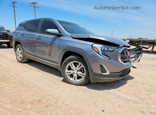 3GKALMEV4ML379587 2021 GMC TERRAIN Gray Передня права чверть