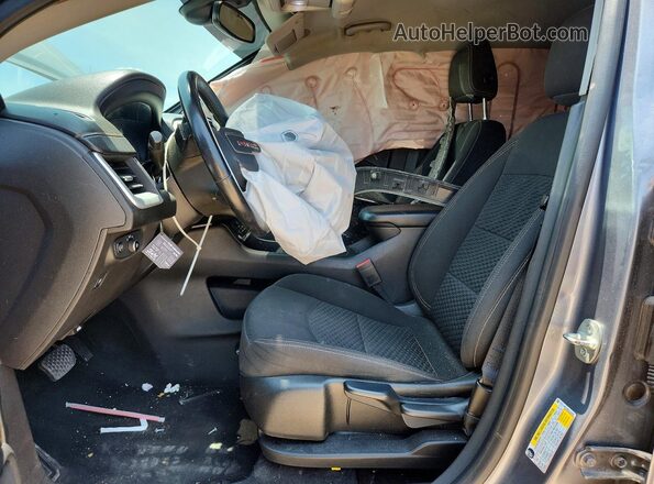3GKALMEV4ML379587 2021 GMC TERRAIN Gray Вид салону спереду