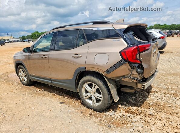 3GKALMEV5JL216328 2018 GMC TERRAIN Gold Հետևի ձախ