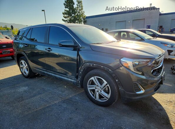 3GKALMEV5JL338980 2018 GMC TERRAIN Gray წინა მარჯვენა