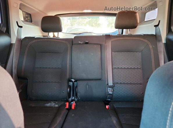 3GKALMEV5JL338980 2018 GMC TERRAIN Gray უკანა სავარძლების ხედი