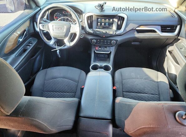 3GKALMEV5JL338980 2018 GMC TERRAIN Gray წინა პანელის ხედი