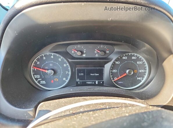 3GKALMEV5JL338980 2018 GMC TERRAIN Gray ხელსაწყოთა პანელის ხედი
