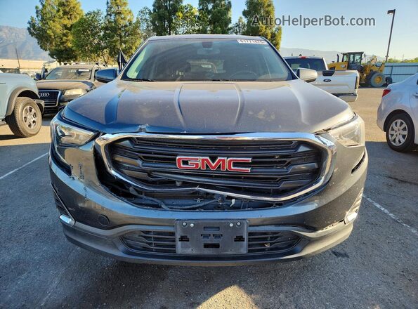 3GKALMEV5JL338980 2018 GMC TERRAIN Gray წინა ხედი