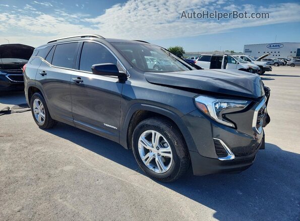3GKALMEV5JL387452 2018 GMC TERRAIN Gray Առջևի աջ