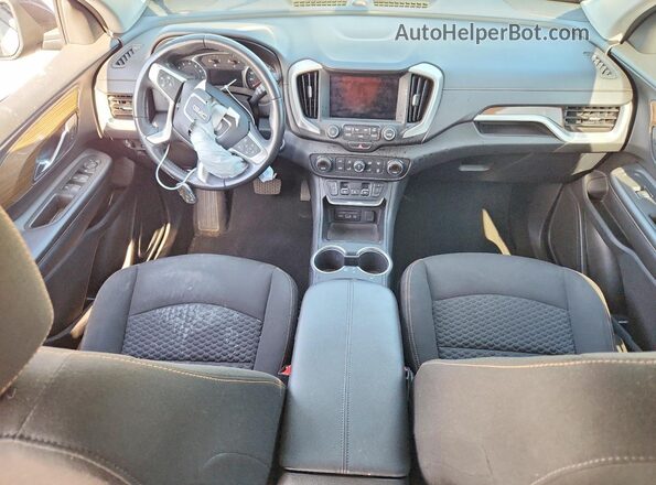 3GKALMEV5JL387452 2018 GMC TERRAIN Gray Առջևի վահանակի տեսք