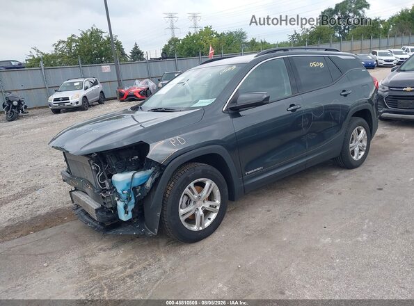 3GKALMEV5JL408509 2018 GMC TERRAIN Черный Передняя левая четверть